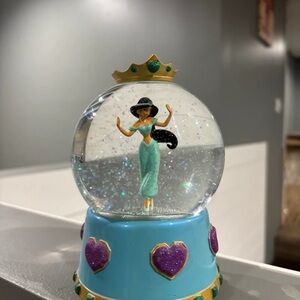 Disney Princess Snow Globe with Blue and Gold Accents